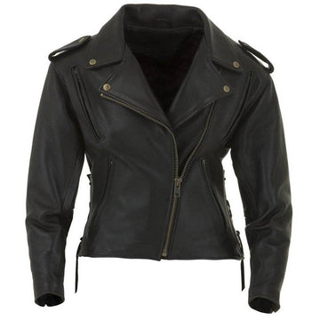 Women's Classic Motorcycle Jacket II - biznimart